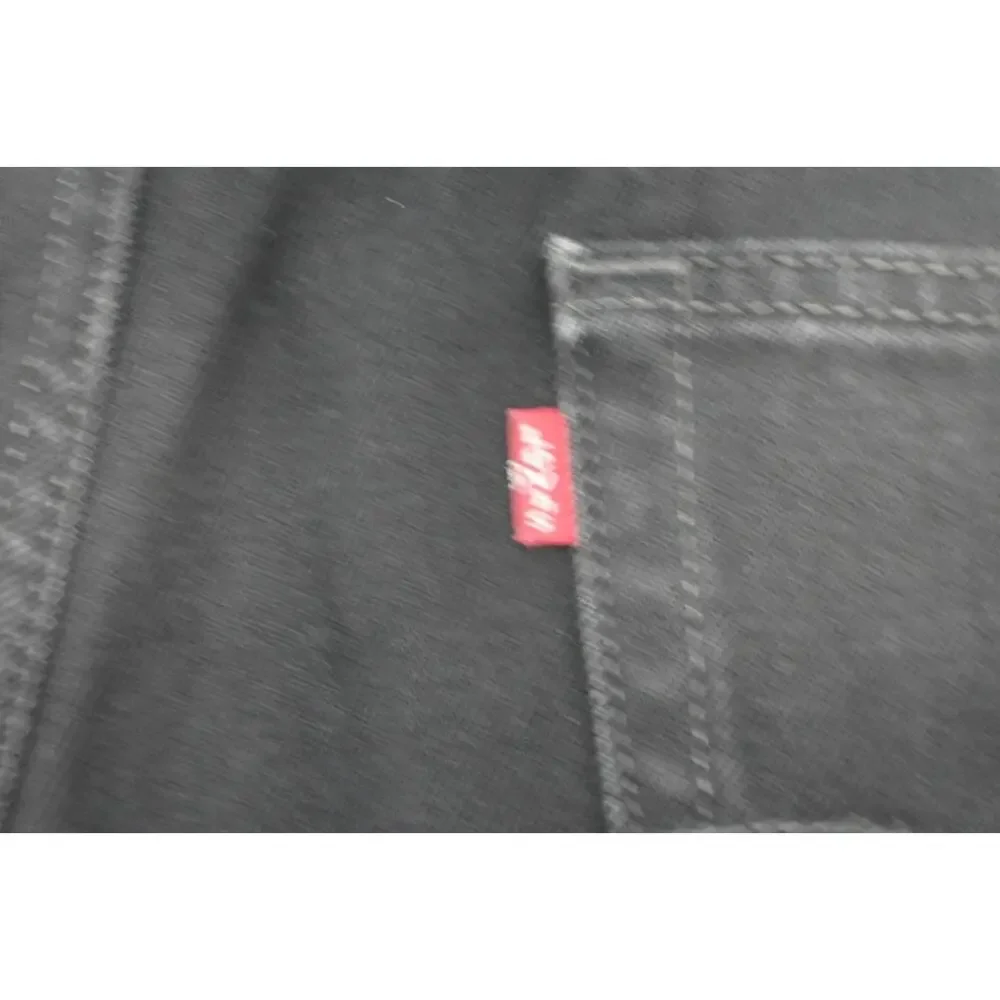 Levi's 505 Regular Fit Straight Rugged Black Denim Jeans Mens Size 40‎ x 30